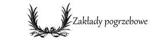 logo zakłady pogrzebowe z wieńcem
